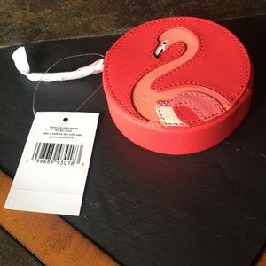 Kate Spade Flamingo Coin Purse Take Walk Wild Side